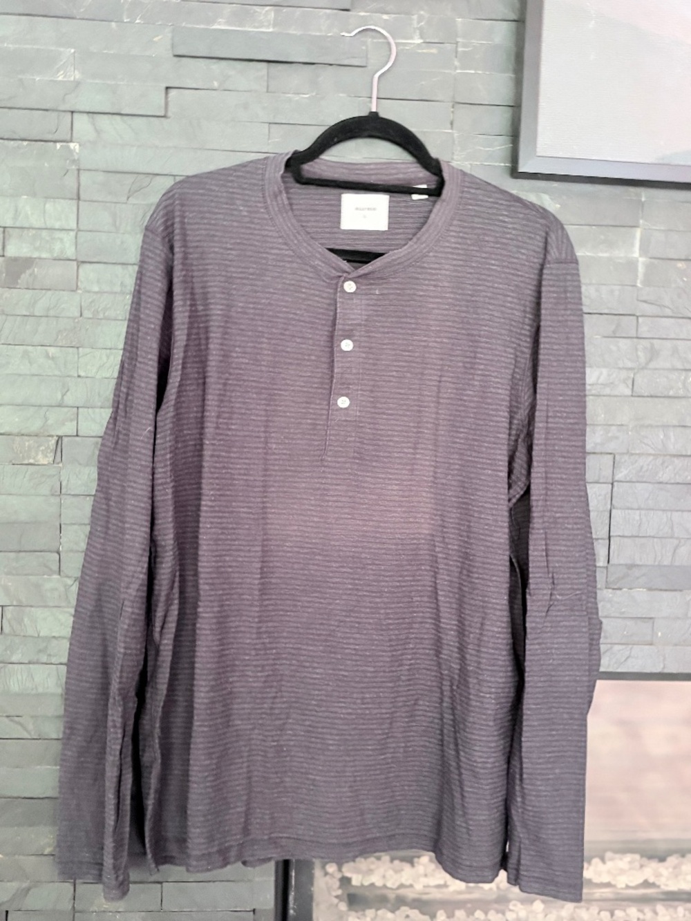 Billy Reid Men’s Henley Long Sleeve